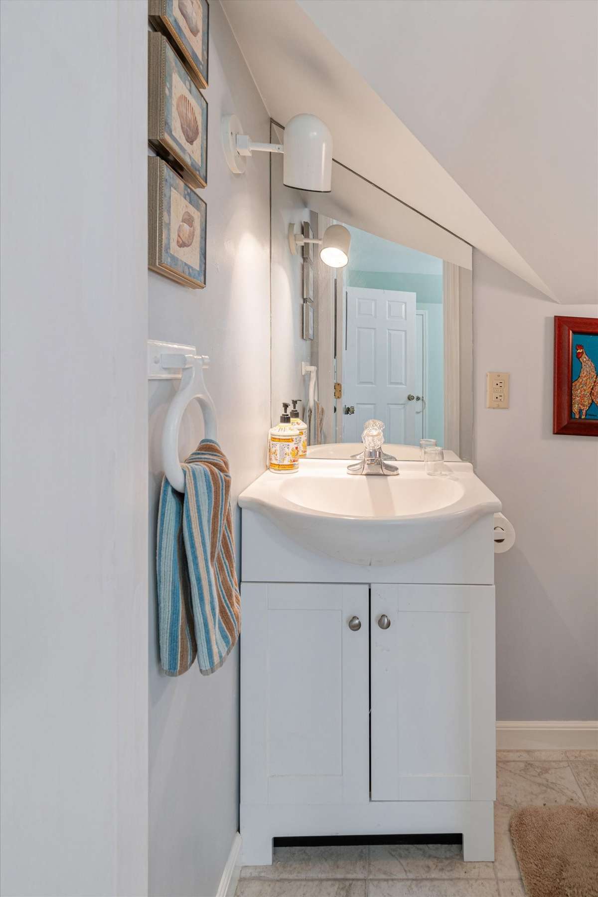 Half Bathroom attached to 3rd Bedroom