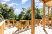 Generous Back deck