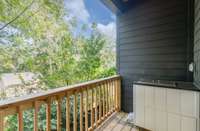 Side Porch off of Dining area