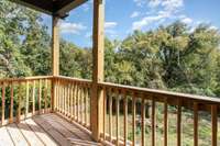 2nd Story Balcony off of Primary Bedroom