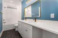 Upstairs Jack and Jill Bathroom