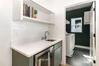 Wet Bar upstairs in bonus area.