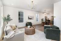 Living Room looking towards the dining room.