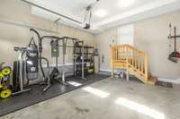 Garage with plenty of storage