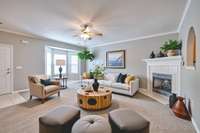 Living room Staged