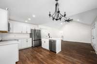 View id Dining area beside the Kitchen