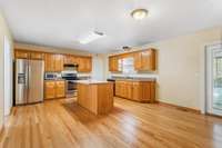 All stainless steel appliances remain