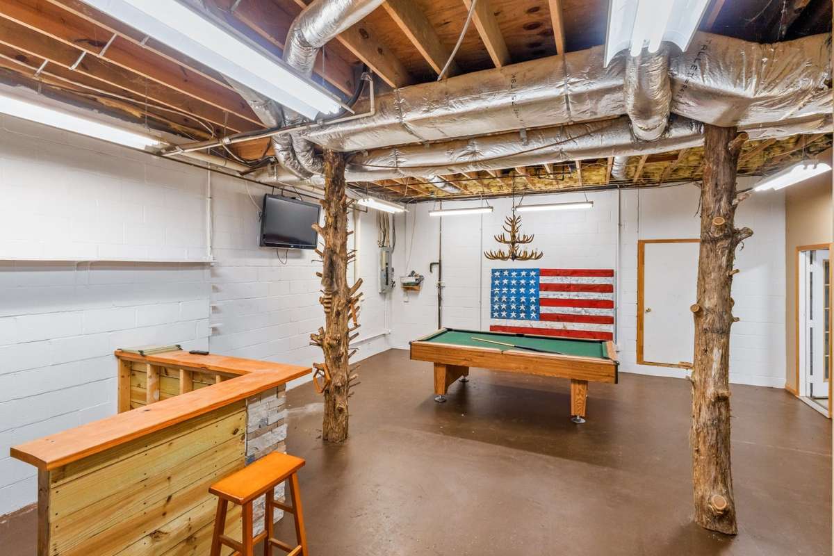 downstairs Rec area