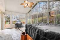 Sunroom that's heated and cooled