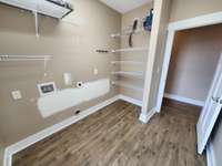 Laundry room, home features multiple wired ethernet connection