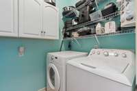 Laundry room off the kitchen area.