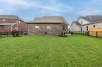 Large Fenced Backyard