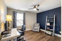 Upstairs Bedroom/Office Area with Custom Closet