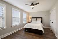 Upstairs Bedroom with Large Custom Closet