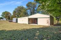 Barn with 3 horse stalls, power, water and equipment storage