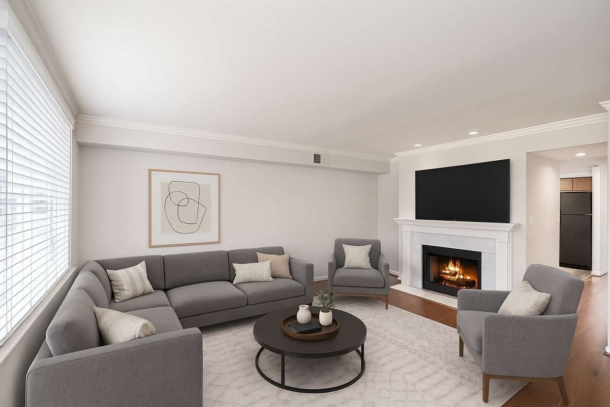 Virtually Staged Great Room