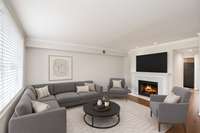 Virtually Staged Great Room