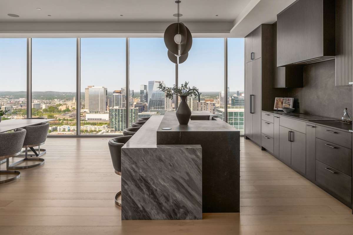 Sleek interiors with stunning views