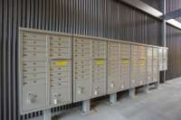 Community Mailbox Area in Breezeway Between Buildings