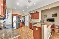 Amazing Kitchen w/ Granite Tops, Bar Top w/ Lots of Seating Space & Upgraded Appliances!