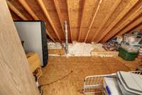 Walk-in Attic Storage!