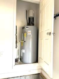 Water Heater in Garage area
