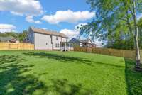 View of back of home