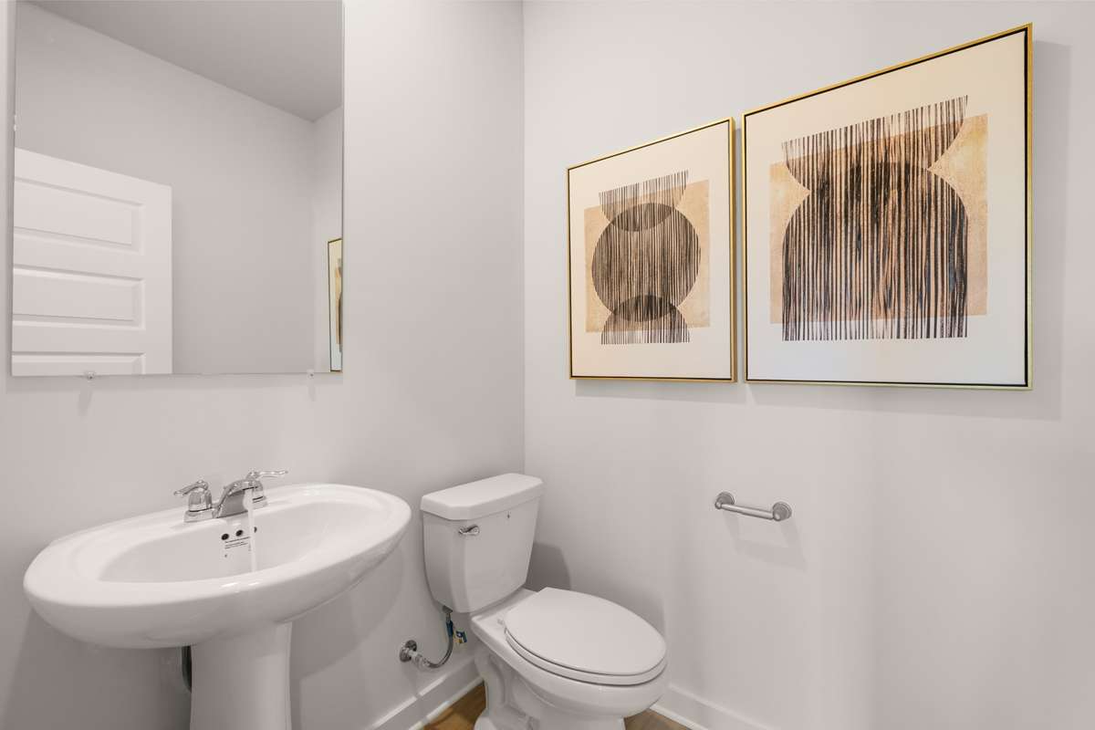 Powder room downstairs