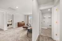 Upstairs loft and Laundry