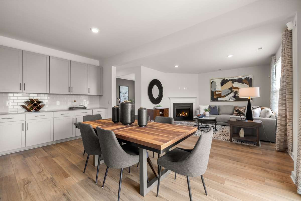 Plenty of dining space