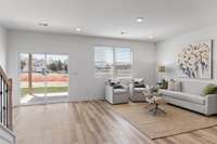 (photos are of a staged model home)