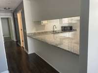 Bar area for snacking.