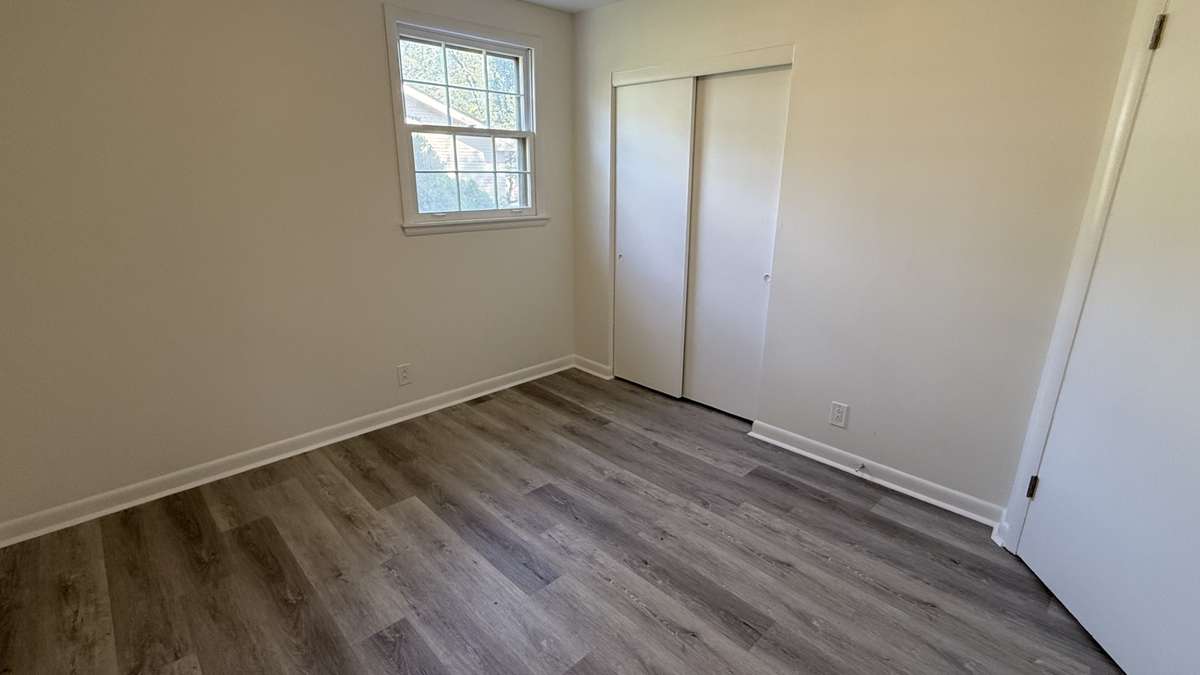 Closet view of the 1st bedroom