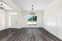 Beautiful Accent Walls in foyer