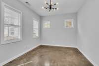 Natural light is abundant throughout.