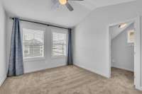 2nd bedroom upstairs with two walk-in closets.