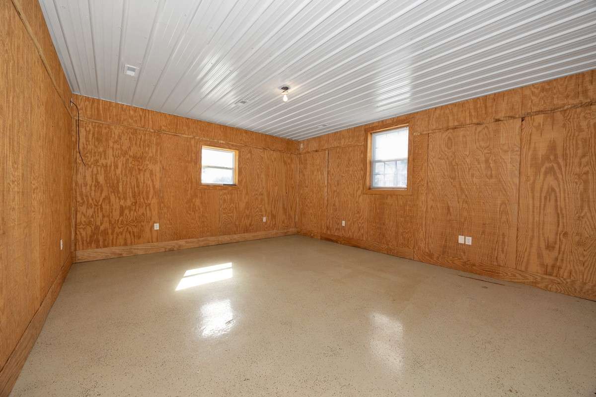 Bedroom- concrete floor