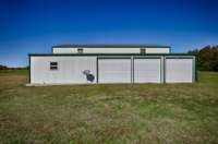 Side of building- Three car attached garage with side entry