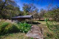 Walkway to powered workshop