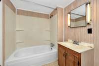 Full bath- tub/shower combo