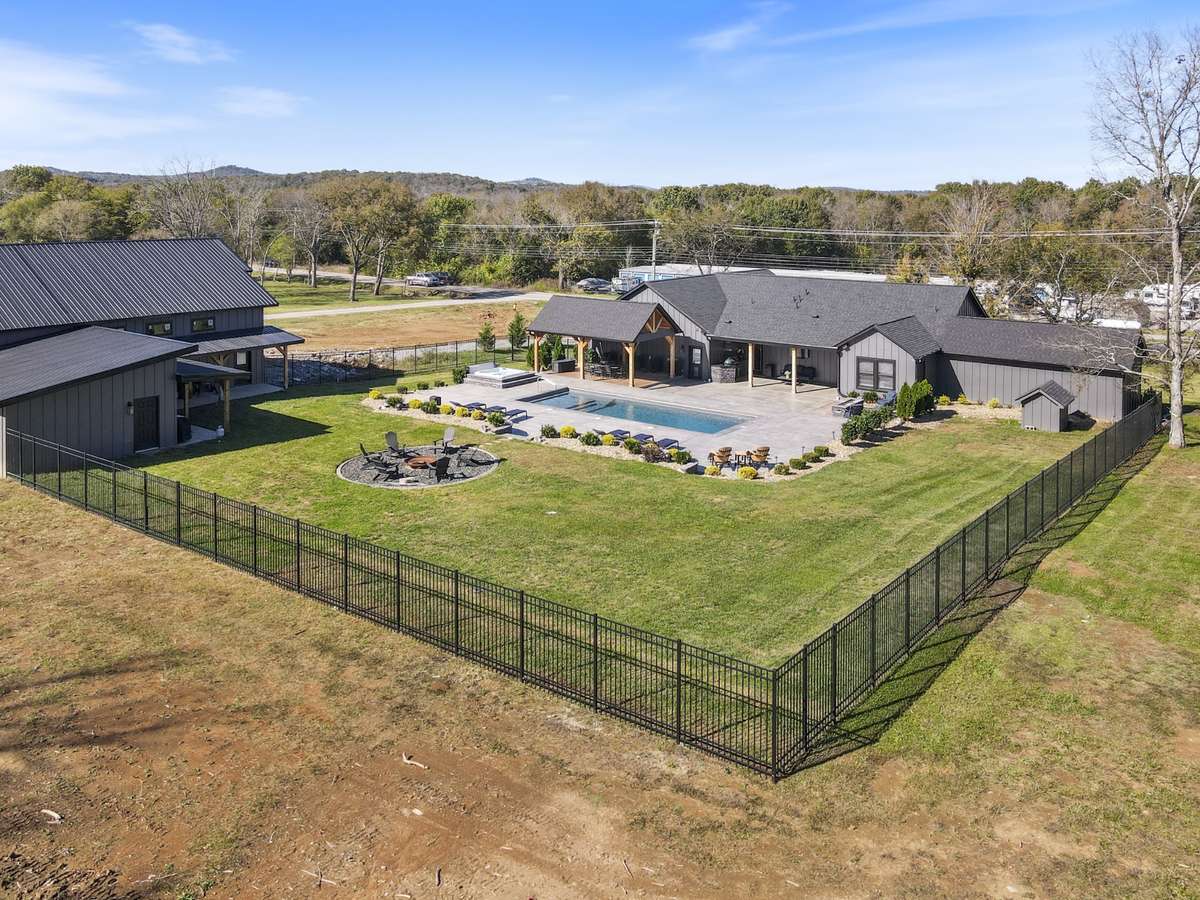Large fenced in backyard allows plenty of room for your pets to roam.