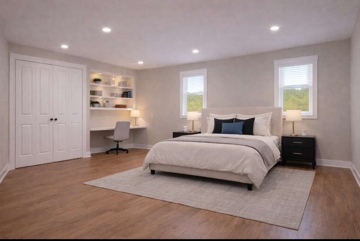 Virtual image of bedroom.
