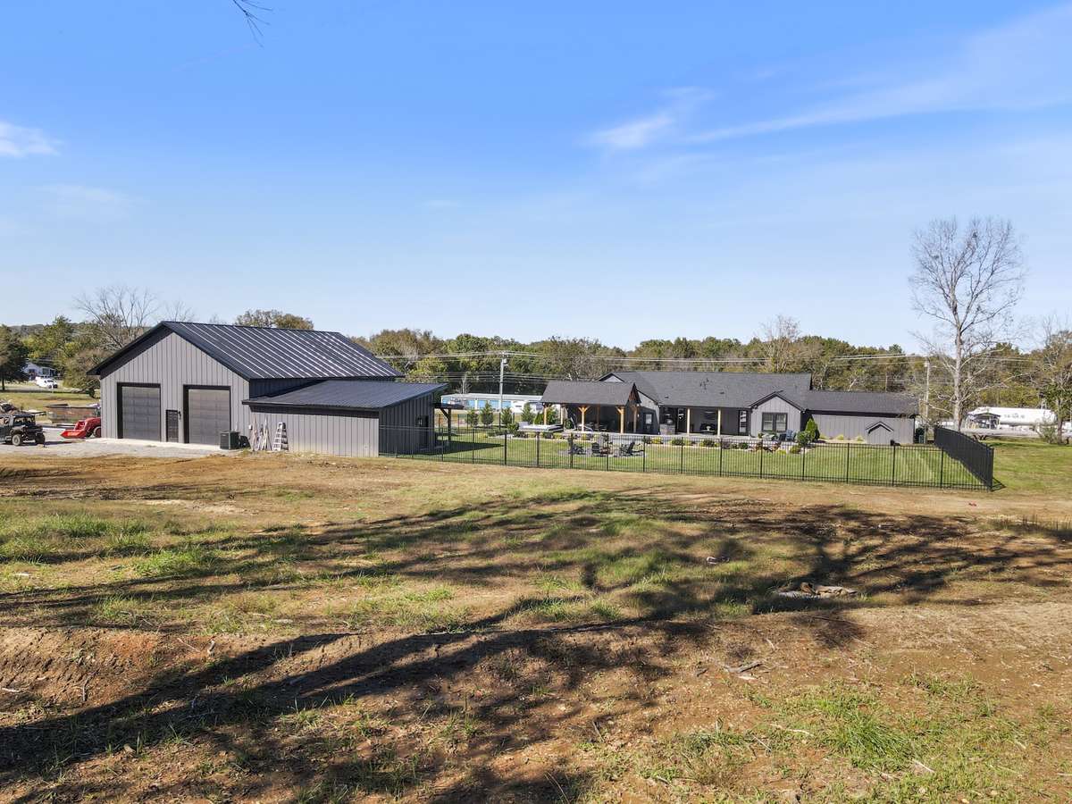 Large area behind the house and barn has been cleared.  Imagine the possibilities of for how you could use this portion of the property.