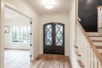 A beautiful entry hall welcomes your guests