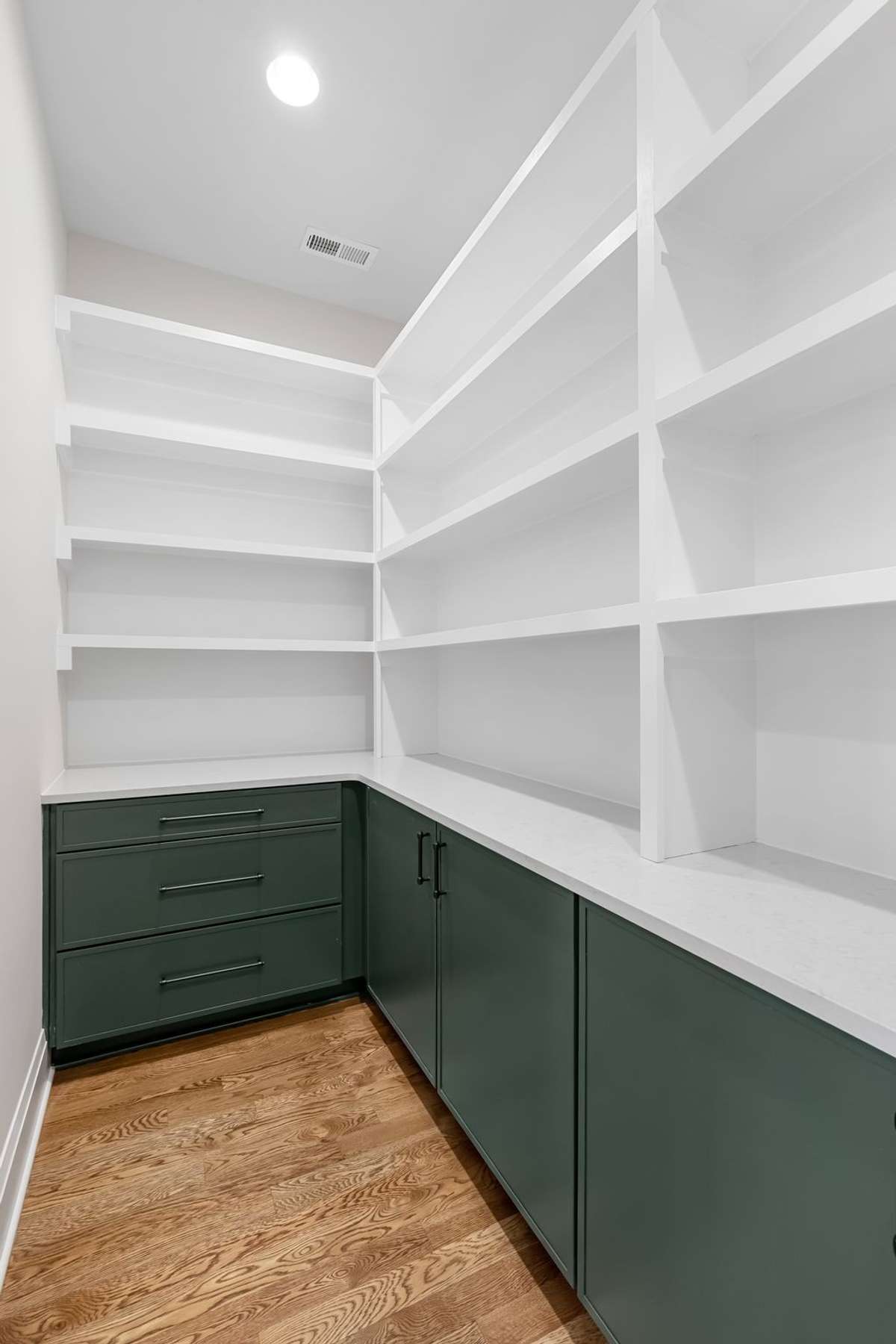 LARGE PANTRY WITH BUILT IN CABINETS