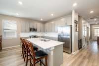 Large Island, perfect for gathering and appetizers