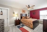 upstairs bedroom, away from it all