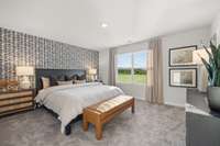 Primary bedroom upstairs