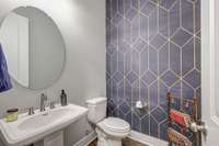 First floor half bath