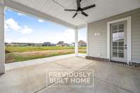IMAGES - PREVIOUSLY BUILT HOME: Rear Porch - Illustrative Purposes Only